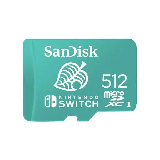 Tarjeta microSDXC SanDisk Nintendo Switch, 512GB, UHS-I U3 Clase 10 1