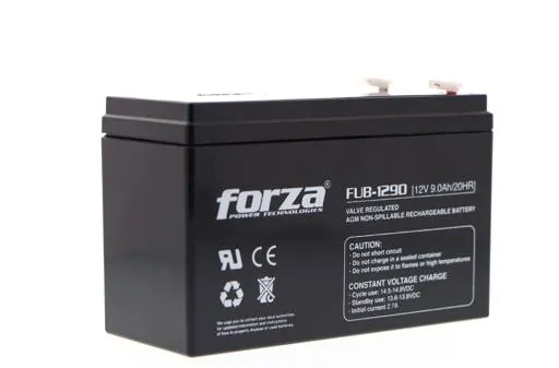 Batería Forza FUB-1290, Capacidad 9Ah, Voltaje 12V, Recargable y Portatil 1