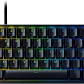 Teclado Gamer Razer Huntsman Mini Black, 60%, Switches Razer Purple, Chroma RGB, Español - Miniatura 1