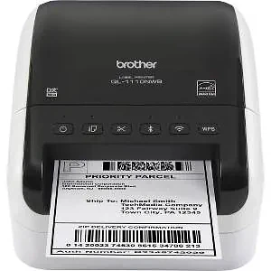 Rotuladora de Etiquetas Brother QL-1110NWB, 300 x 300 dpi