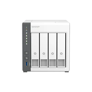 NAS QNAP TS-433-4G-US de 4 bahías con procesador Quad-Core y 4 GB de RAM