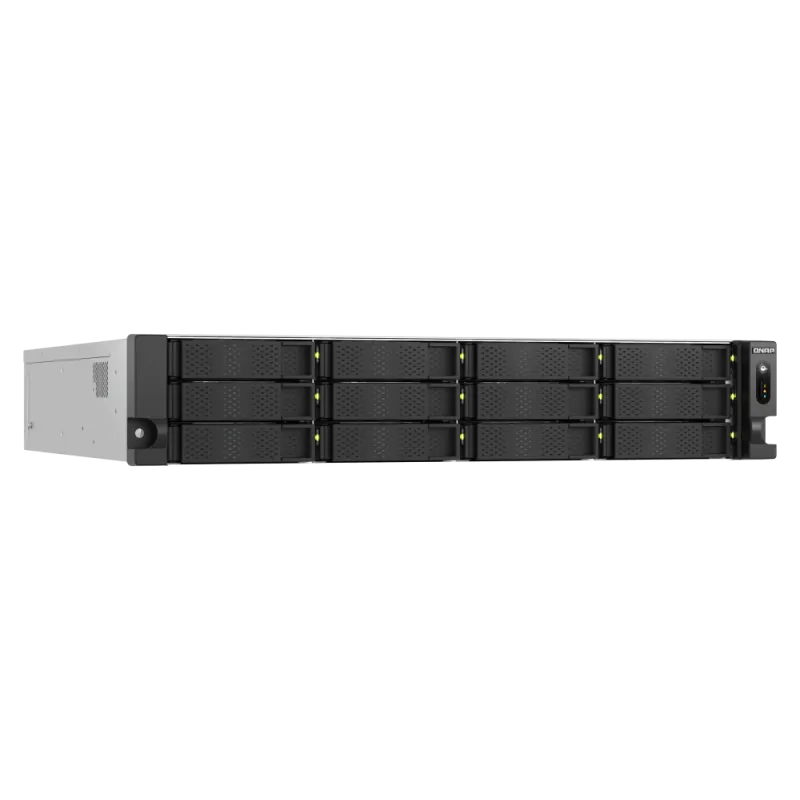 Qnap rack 12 bahias AMD Ryzen 8 core 32GB 1