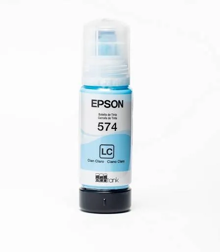 Botella de Tinta Original Epson T574 Light Cyan 1