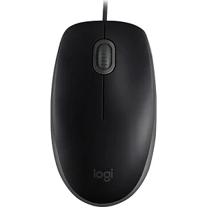 Mouse Logitech M110 SILENT, Tamaño Normal, Confortable, Wired, Click Silencioso, Black