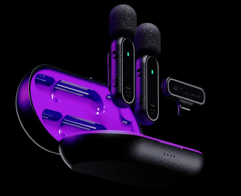 Micrófono Primus Gamer Inalámbrico con estuche de carga 1