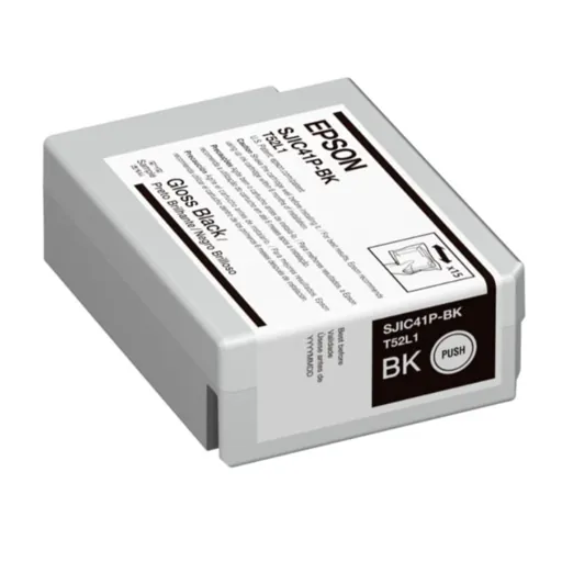 Cartucho de Tinta Original Epson SJIC41P para ColorWorks C4000, 50ml, Negro 1