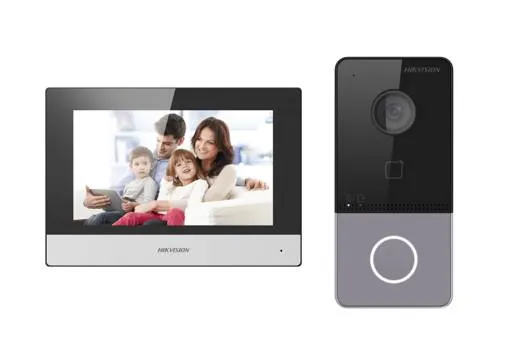 Sistema de Intercomunicación Hikvision DS-KIS603-P, Lector de Tarjetas, Cámara 2MP, IP65 1