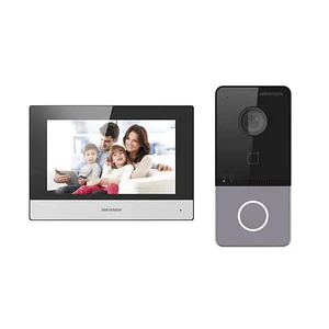 Sistema de Intercomunicación Hikvision DS-KIS603-P, Lector de Tarjetas, Cámara 2MP, IP65