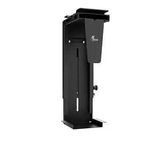 Soporte universal para PC/UPS color negro, montaje en muro o bajo el escritorio