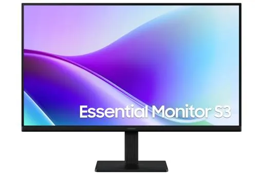 Monitor Plano Samsung Essential S3 S32GD 27'' FHD 120Hz IPS, 5ms, HDMI, Eye Saver, Negro 1