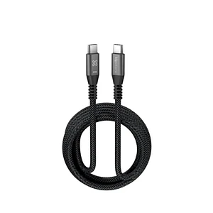 Cable Trenzado USB-C a USB-C Klip Xtreme PowerGo 250 60W 3m