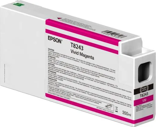 Cartucho de Tinta Original Epson T8243 magenta vívido 350 ml para SureColor SC-P6000/P 1