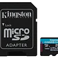 Memoria microSD Kingston Canvas Go! Plus 256GB microSD V30 + Adaptador SD - Miniatura 1