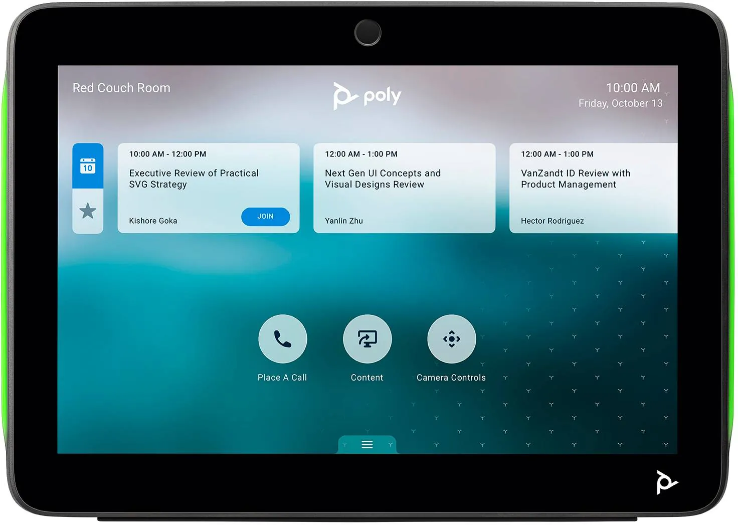 Control Táctil para Videoconferencias, PoE, Poly TC10 Touch Controller 10.1'' - Color negro 1