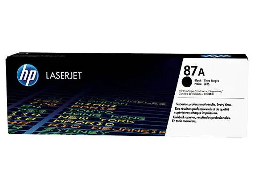 Cartucho de Tóner Original HP 87A Negro LaserJet, Rendimiento: 8550 páginas 1