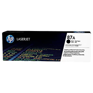 Cartucho de Tóner Original HP 87A Negro LaserJet, Rendimiento: 8550 páginas