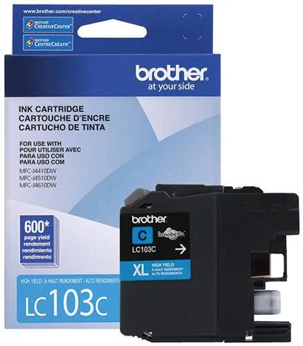 Cartucho de Tinta Original Brother LC-103C, Cian 1