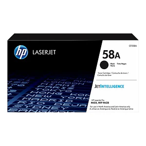 Cartucho de Tóner Original HP 58A LaserJet negro (CF258A)