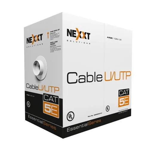 Caja Cable NEXXT Cat5e UTP CMX 100mt 25AWG Gris  1