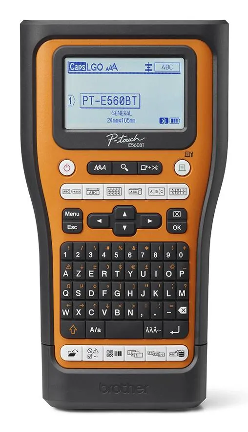 Rotuladora Industrial Portátil con Bluetooth y Maletín, Brother PT-E560BTVP 1