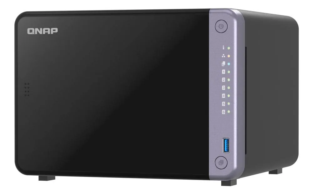 Servidor NAS QNAP TS-632X-4G - 6 Bahías, 10GbE, ARM Quad-Core, 4GB RAM 1