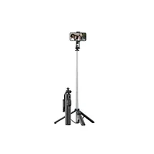 Brazo para selfie 3 en 1 portatil con trípode integrado y control remoto