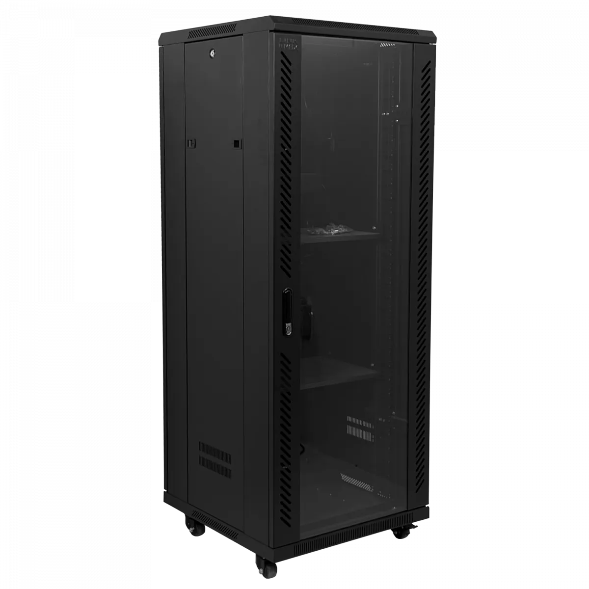 RACK Vidrio Piso 32U/140cm 600mm 60cm-Fondo c/PDU-Vent 1
