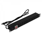 PDU Regleta 12-Hembra-Ch 10A Rack-1U Switch-Piloto Macho-Ch - Miniatura 1