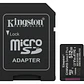 Tarjeta MicroSDXC 512GB Kingston SDCS3 Canvas Select Plus 100MB/s Clase 10 A1 + Adaptador SD - Miniatura 1
