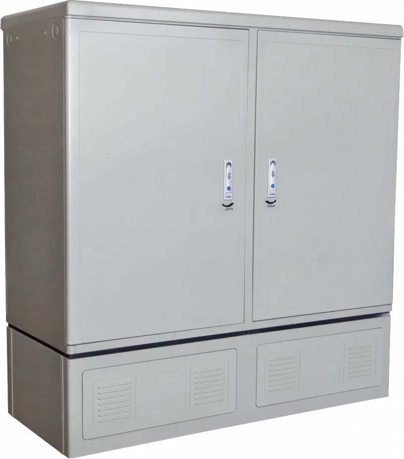 Rack FIBRA 108-ODF inc-1152-SC/APC 62x148x154cm 4-Puerta Exterior-Piso IP65 1