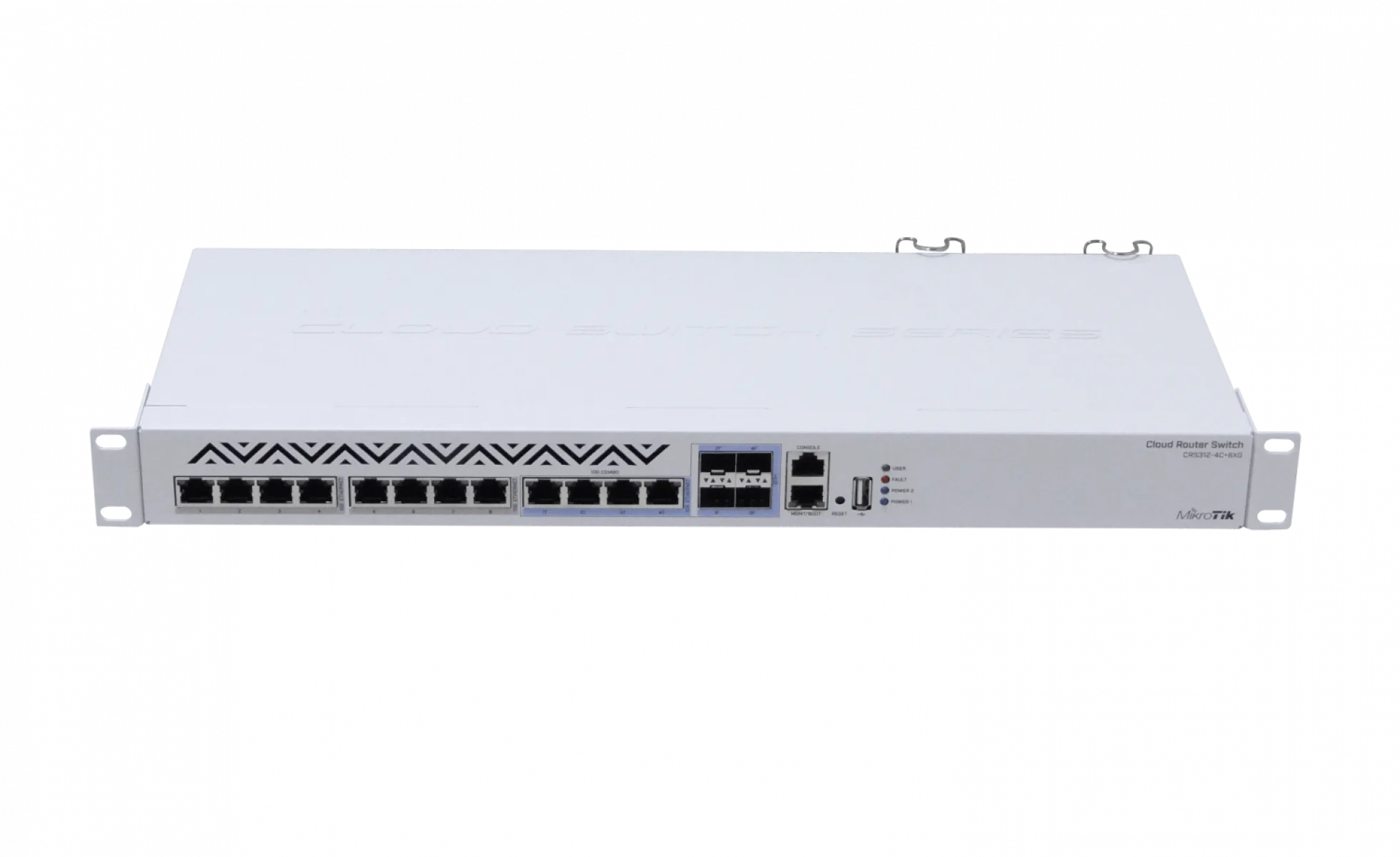 Switch MikroTik CRS312-4C+8XG-RM, 8 Puertos 10G RJ45, 4 Combinados SFP+/RJ45, 1U Rack 1