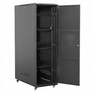 Gabinete Rack LINKMADE RK42-12PL 42U 1200mm Microperforado con Turbina y Bandejas