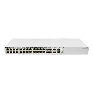 Switch MikroTik CRS326-4C+20G+2Q+RM, 20 Puertos 2.5G, 4-SFP+ 10G, 2-QSFP+40G, 220VAC