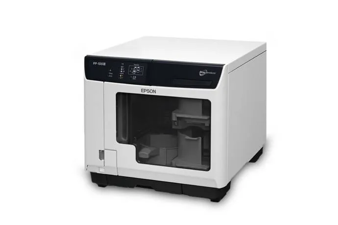 Impresora Tinta Color Epson Disc Producer PP-100III CD/DVD/Blu-ray, MicroPiezo, USB 2.0 1