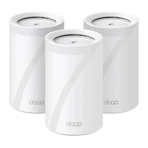 Pack de 3, Sistema Mesh Wi-Fi 7, TP-Link Deco BE65 BE11000, Tri-Banda, Cobertura de 700m² 1