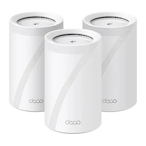 Pack de 3, Sistema Mesh Wi-Fi 7, TP-Link Deco BE65 BE11000, Tri-Banda, Cobertura de 700m²