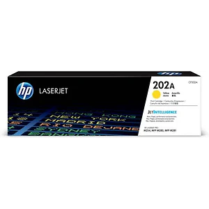 Cartucho de Tóner Original HP 202A, Amarillo, LaserJet