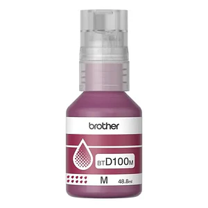 Botella de tinta original Brother BTD100M color magenta – colores vivos y consistentes