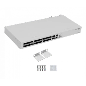 Switch MikroTik CRS326-24S+2Q+RM, 24 Puertos SFP+, 2 Puertos QSFP+, Alta Velocidad y Rendimiento