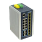 Switch PLANET 8-1000-PoE+ 8-SFP-2.5G 4-SFP-10G Riel-DIN Switch Indust req-48V - Miniatura 1