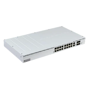 Switch MikroTik CRS320-8P-8B-4S+RM - PoE++, 16 puertos Gigabit, 4 SFP+, 600W
