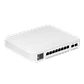 Switch Ubiquiti Enterprise, 8 Puertos PoE+ RJ45 de 2,5 GbE, Disponibilidad PoE 120W - Miniatura 1
