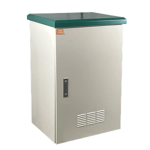 Rack Exterior LINKMADE RK17-4LE 17U 45cm Fondo Beige IP65 Montaje Muro Poste PDU
