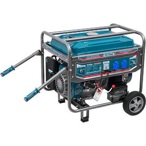 Generador a Gasolina TOTAL TP155001 5000W Tanque 25L 220V - Potencia para Uso Intensivo
