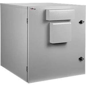 Rack Exterior Poste Galvanizado p/Baterias Algcom 6U 640x590mm IP54 