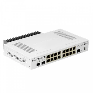 Router de Alta Capacidad con 16 Puertos Gigabit y 2 SFP+ de 10G,MikroTik CCR2004-16G-2S+PC