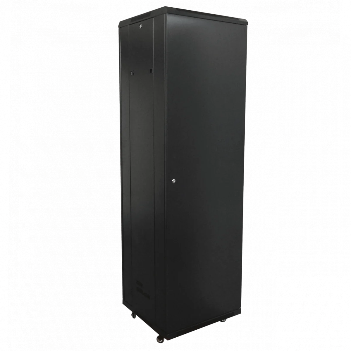 Rack  Vidrio 42U 600mm 60cm-Fondo Linkmade Turbina PDU Bandeja Negro 1