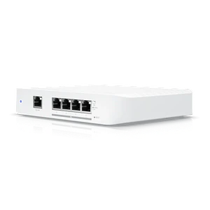 Switch Gestionado 5 Puertos con 4 Puertos 10G y Entrada PoE+, Ubiquiti UniFi Switch Flex XG