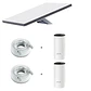 Kit Satelital Starlink + 2 Repetidores Wifi Mesh Roaming + 2 cables - Miniatura 1
