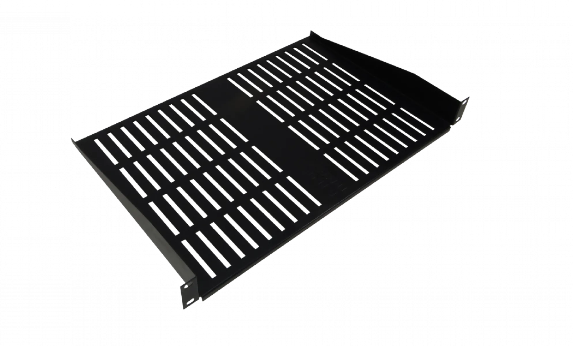Bandeja Ventilada  1U para Rack, Fondo 30cm, Negra, Requiere Tornillos 1